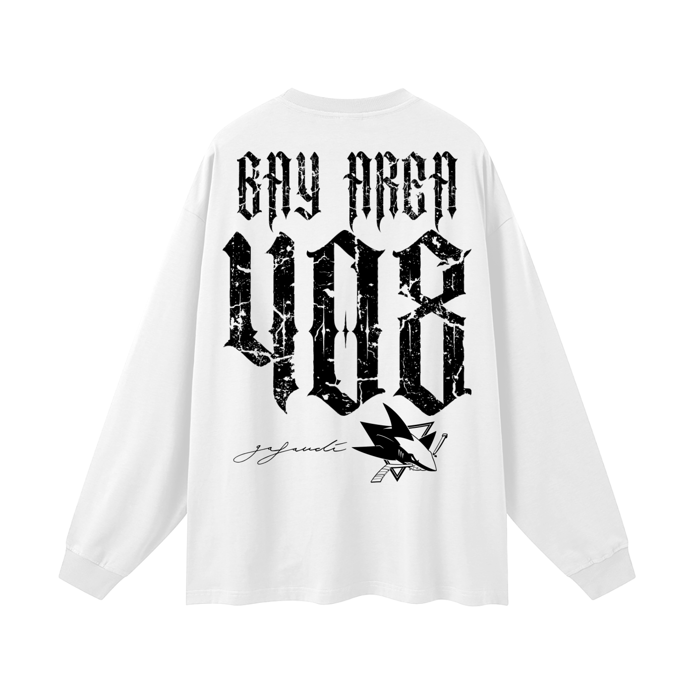 SAN JOSE "Bay Area 408" Oversized Unisex Long Sleeve T-Shirt