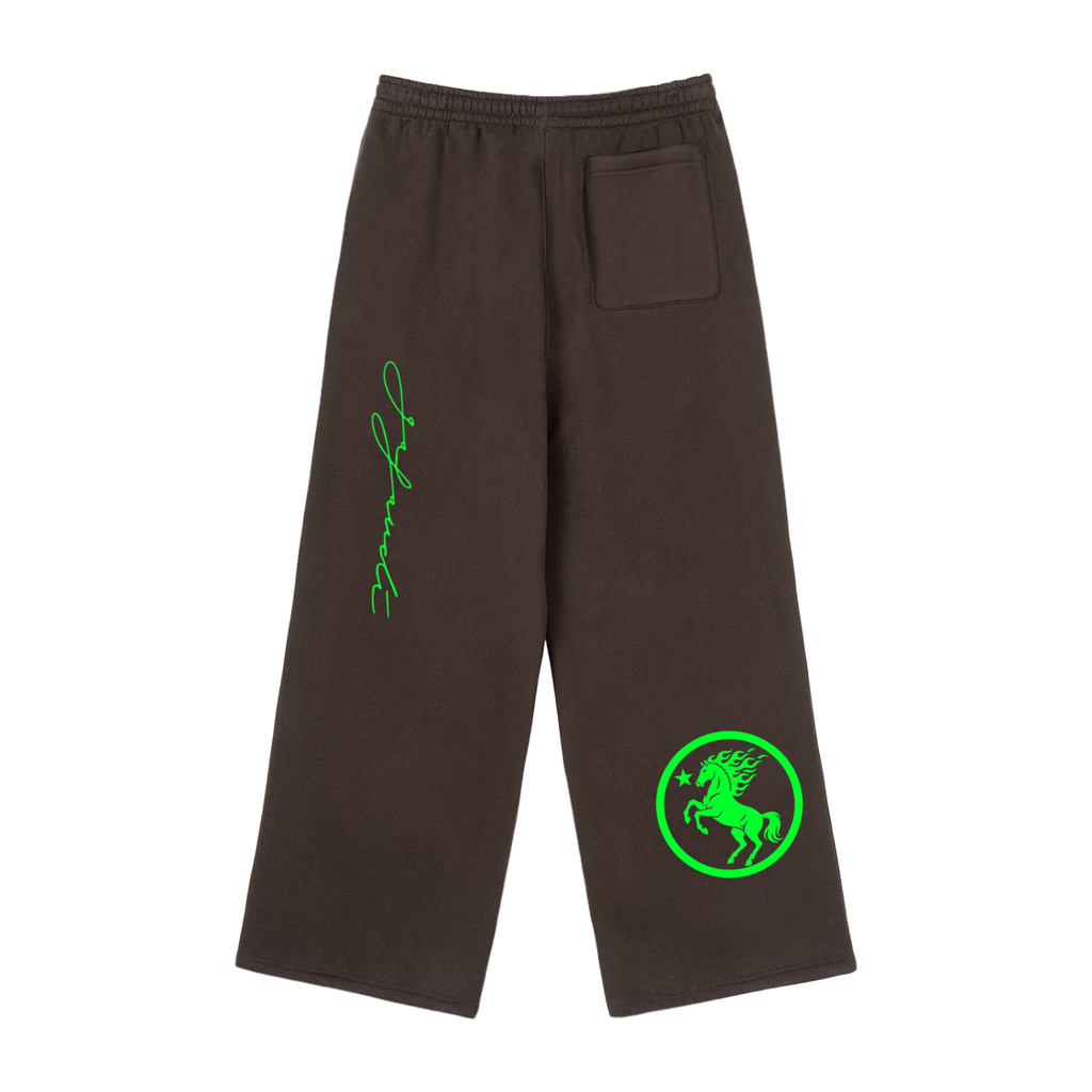 GAFAUDI Fleece Drawstring Straight-Leg Sweatpants