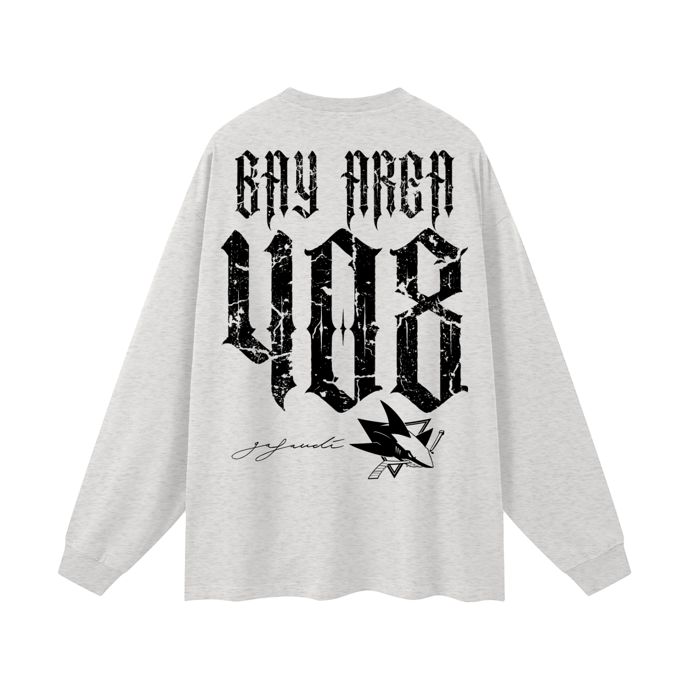 SAN JOSE "Bay Area 408" Oversized Unisex Long Sleeve T-Shirt