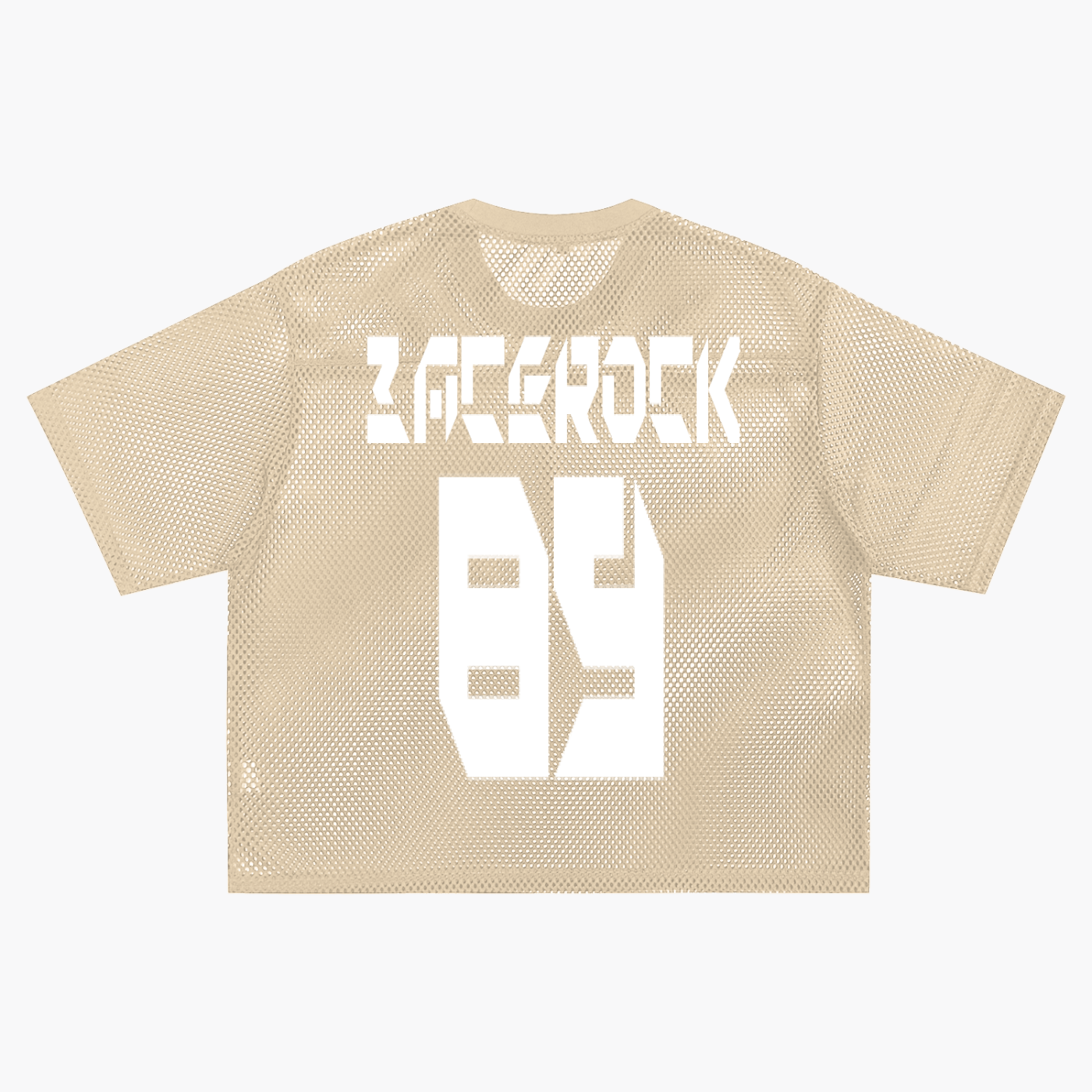 GAFAUDI "BACE ROCK 89" See-through Boxy Net T-Shirt