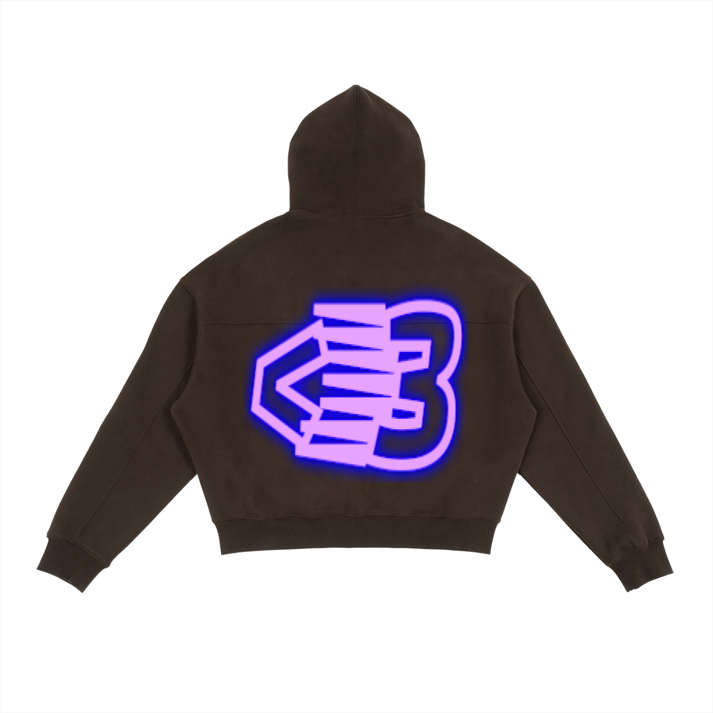 AVANTI AMOR Fleece Zip-Up Boxy Hoodie