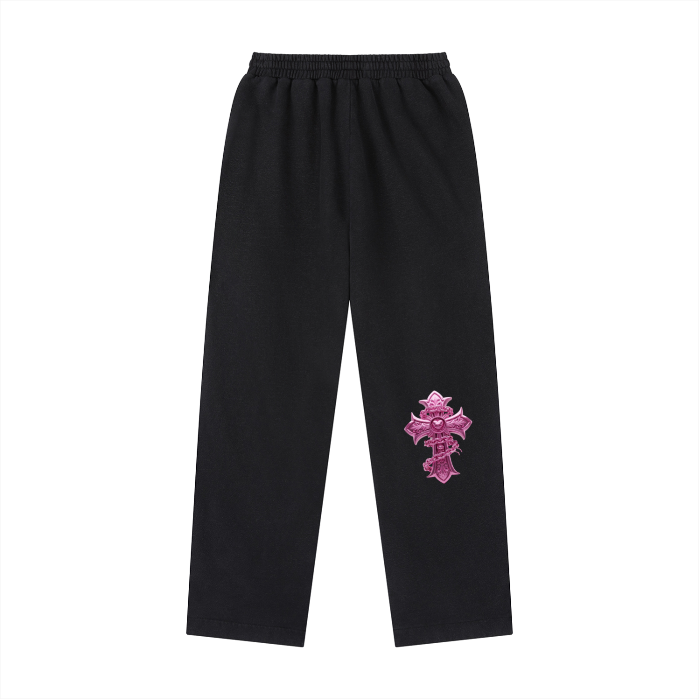 PINK CHROME Vintage Washed Drawstring Sweatpants