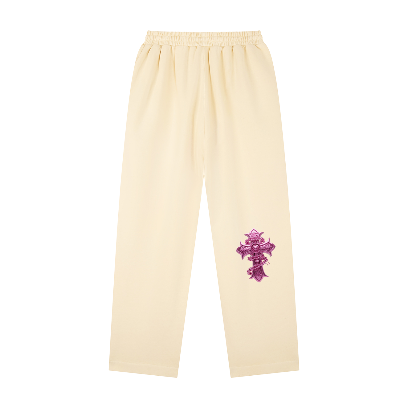 PINK CHROME Vintage Washed Drawstring Sweatpants