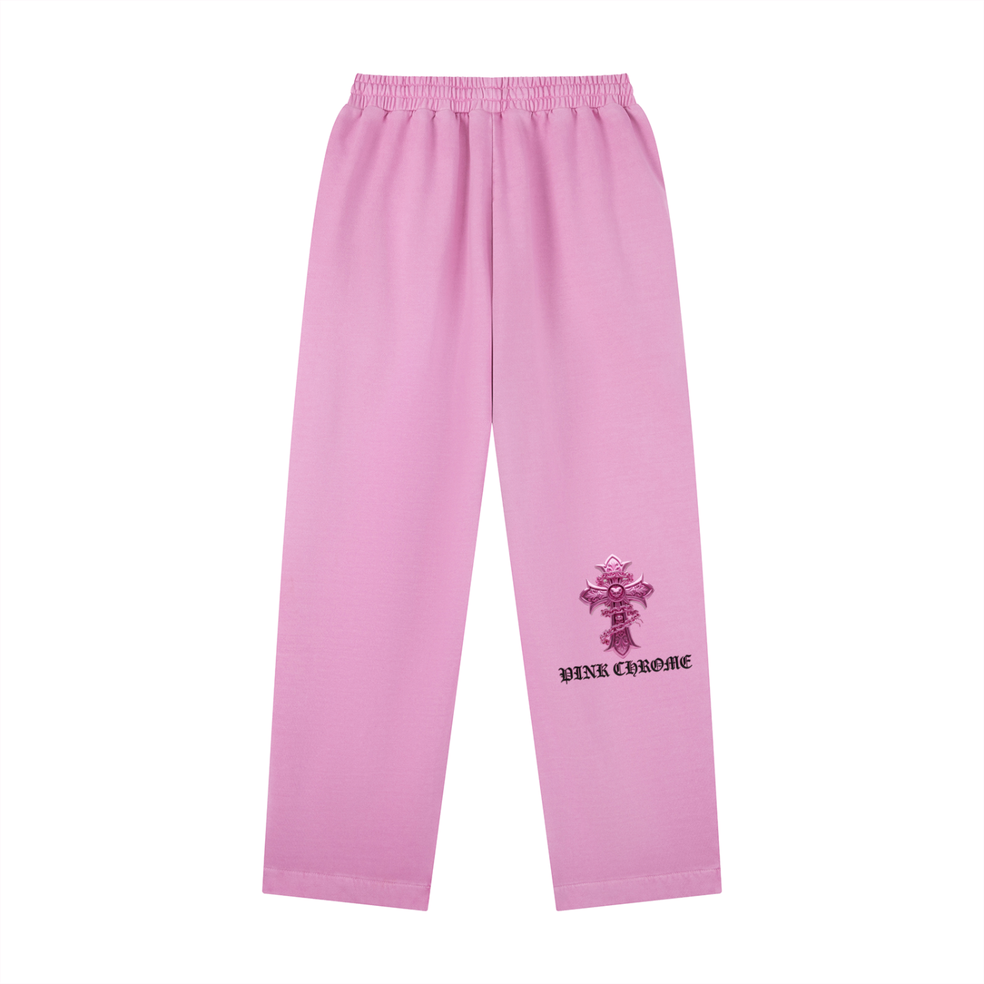 PINK CHROME Vintage Washed Drawstring Sweatpants