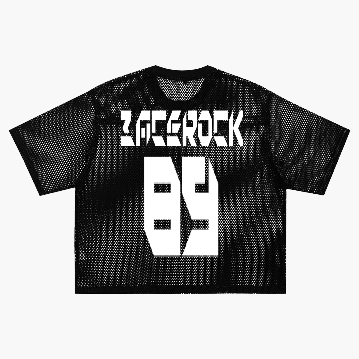 GAFAUDI "BACE ROCK 89" See-through Boxy Net T-Shirt