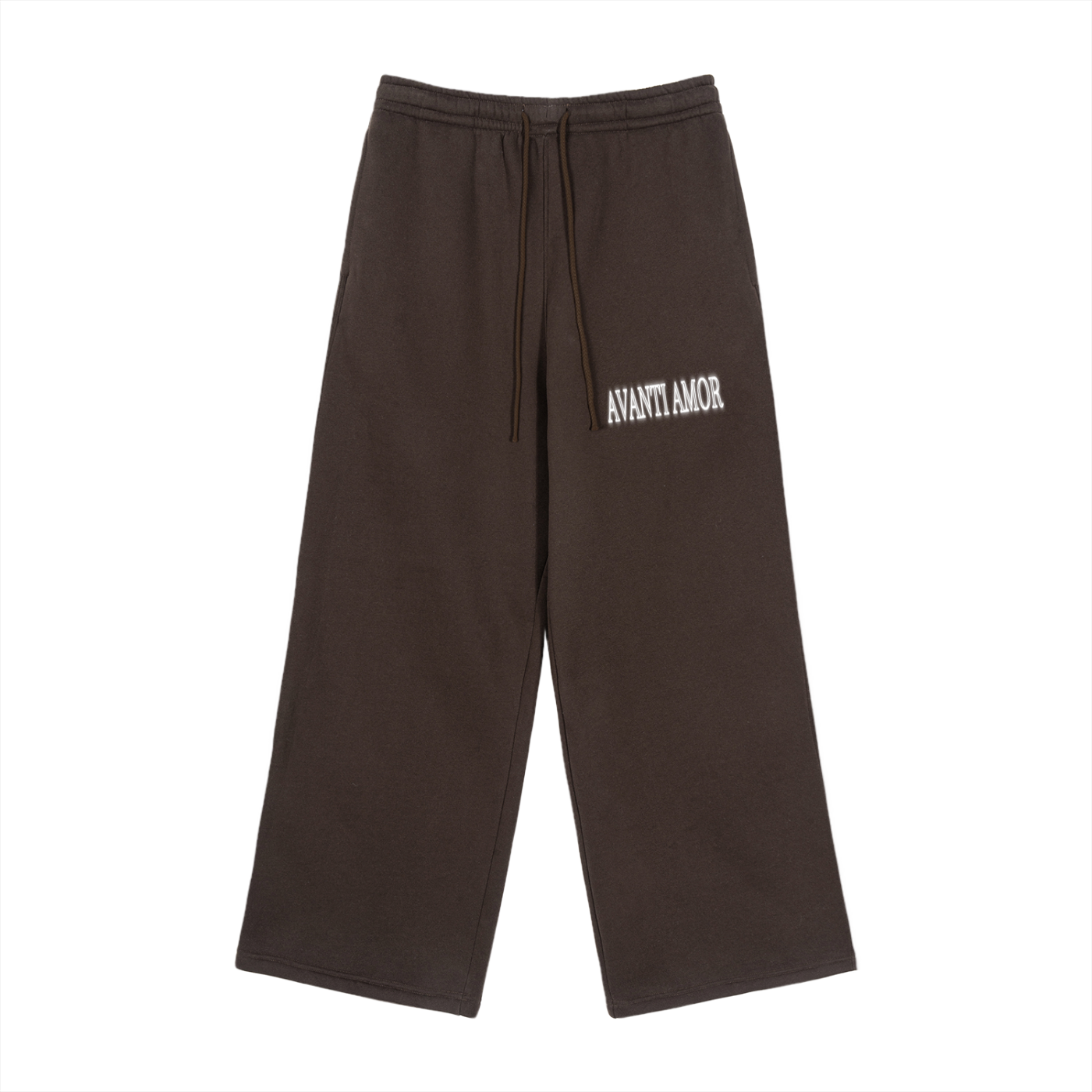 AVANTI AMOR Fleece Drawstring Straight-Leg Sweatpants