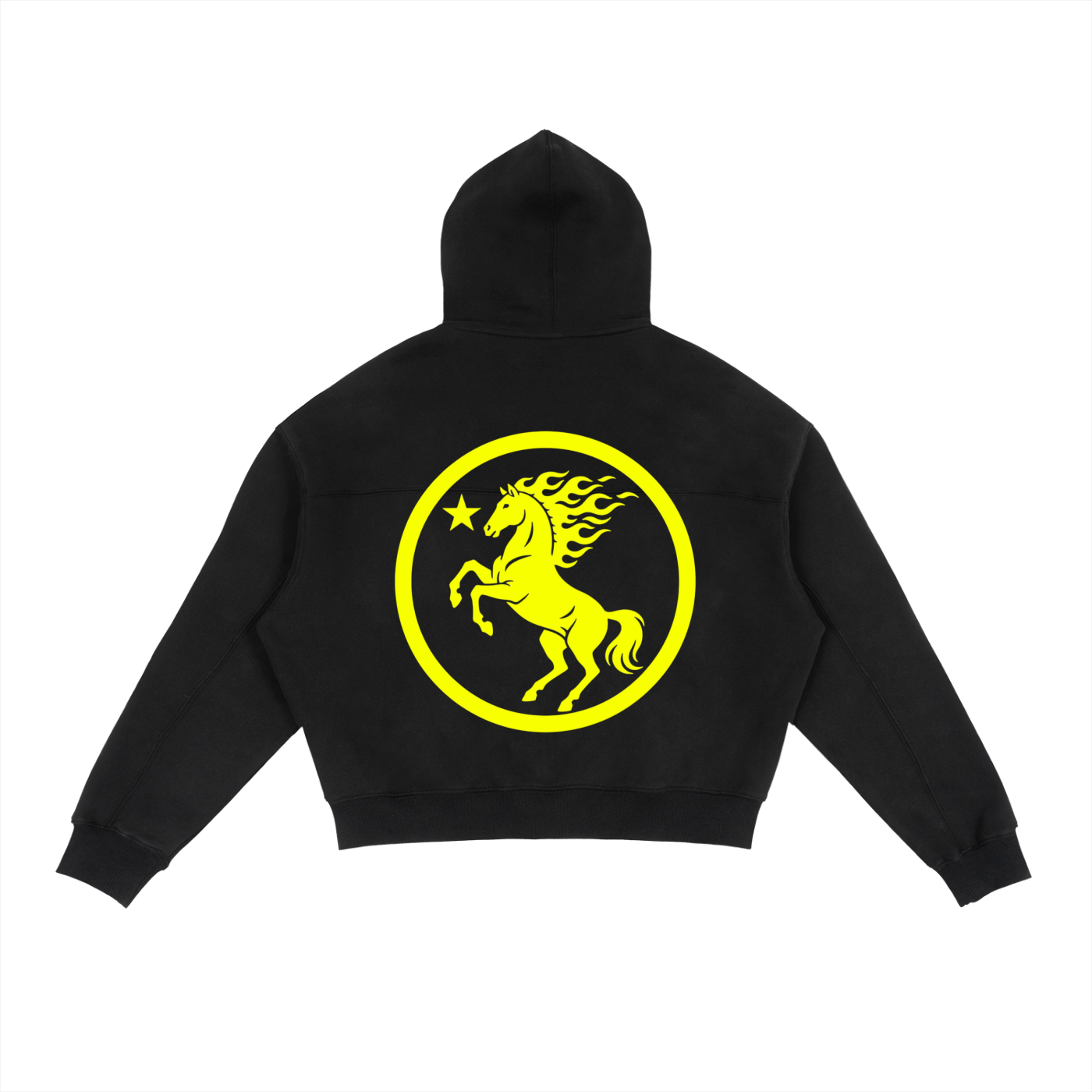 GAFAUDI Fleece Zip-Up Boxy Hoodie