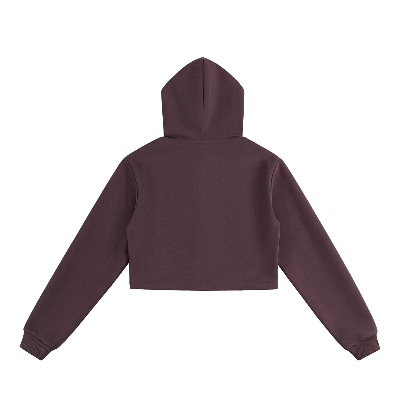 GAFAUDI Essential Cropped Zip-Up Hoodie