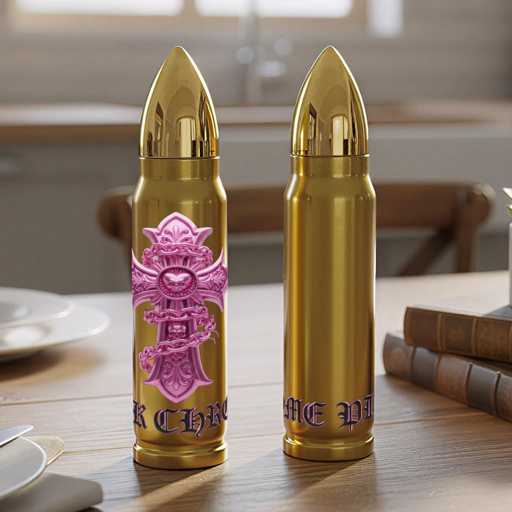 PINK CHROME 16OZ Stainless Steel Tumbler Printed in USA