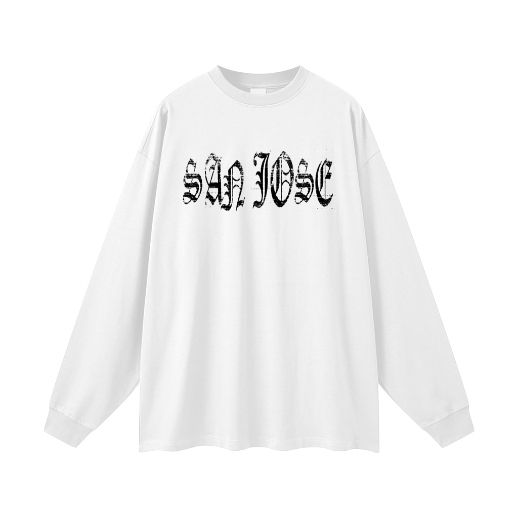 SAN JOSE "SHARK CITY" Oversized Unisex Long Sleeve T-Shirt