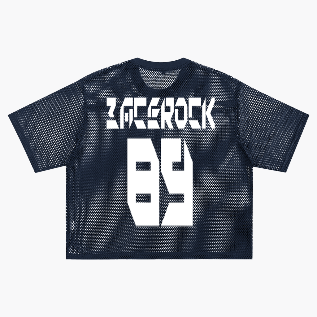 GAFAUDI "BACE ROCK 89" See-through Boxy Net T-Shirt