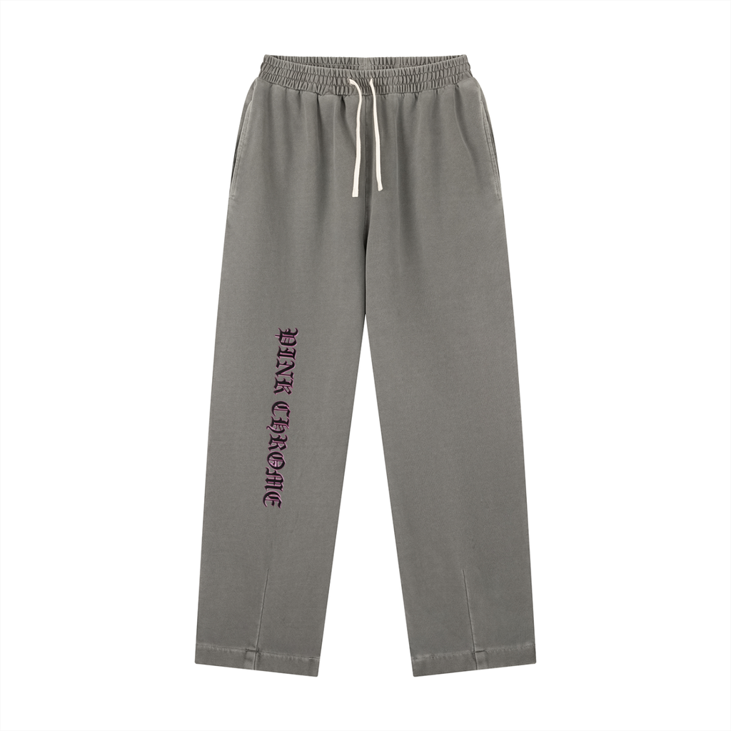PINK CHROME Vintage Washed Drawstring Sweatpants