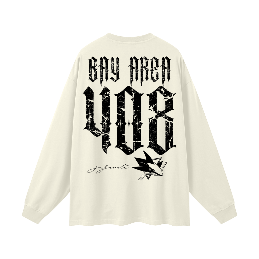 SAN JOSE "Bay Area 408" Oversized Unisex Long Sleeve T-Shirt