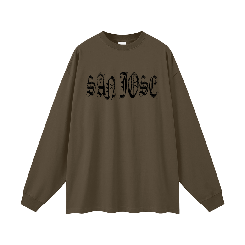 SAN JOSE "SHARK CITY" Oversized Unisex Long Sleeve T-Shirt