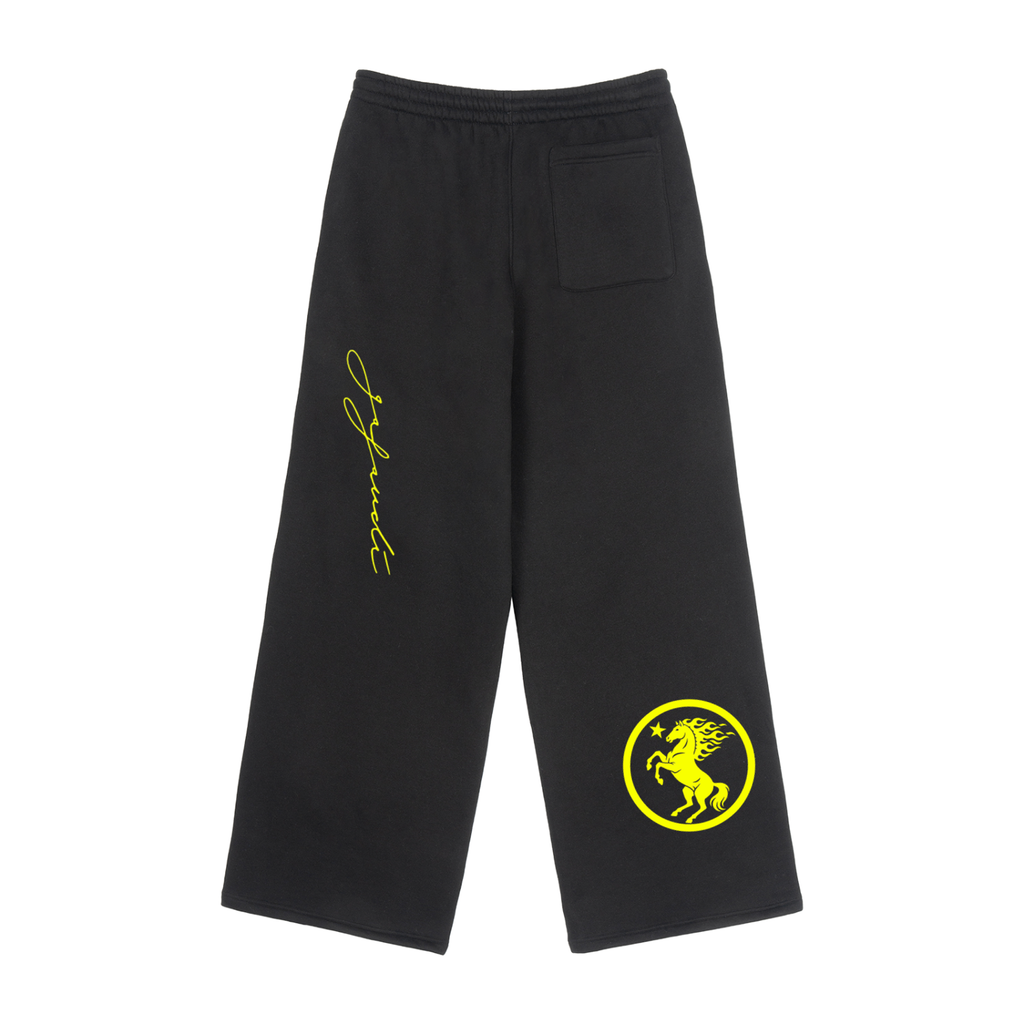 GAFAUDI Fleece Drawstring Straight-Leg Sweatpants