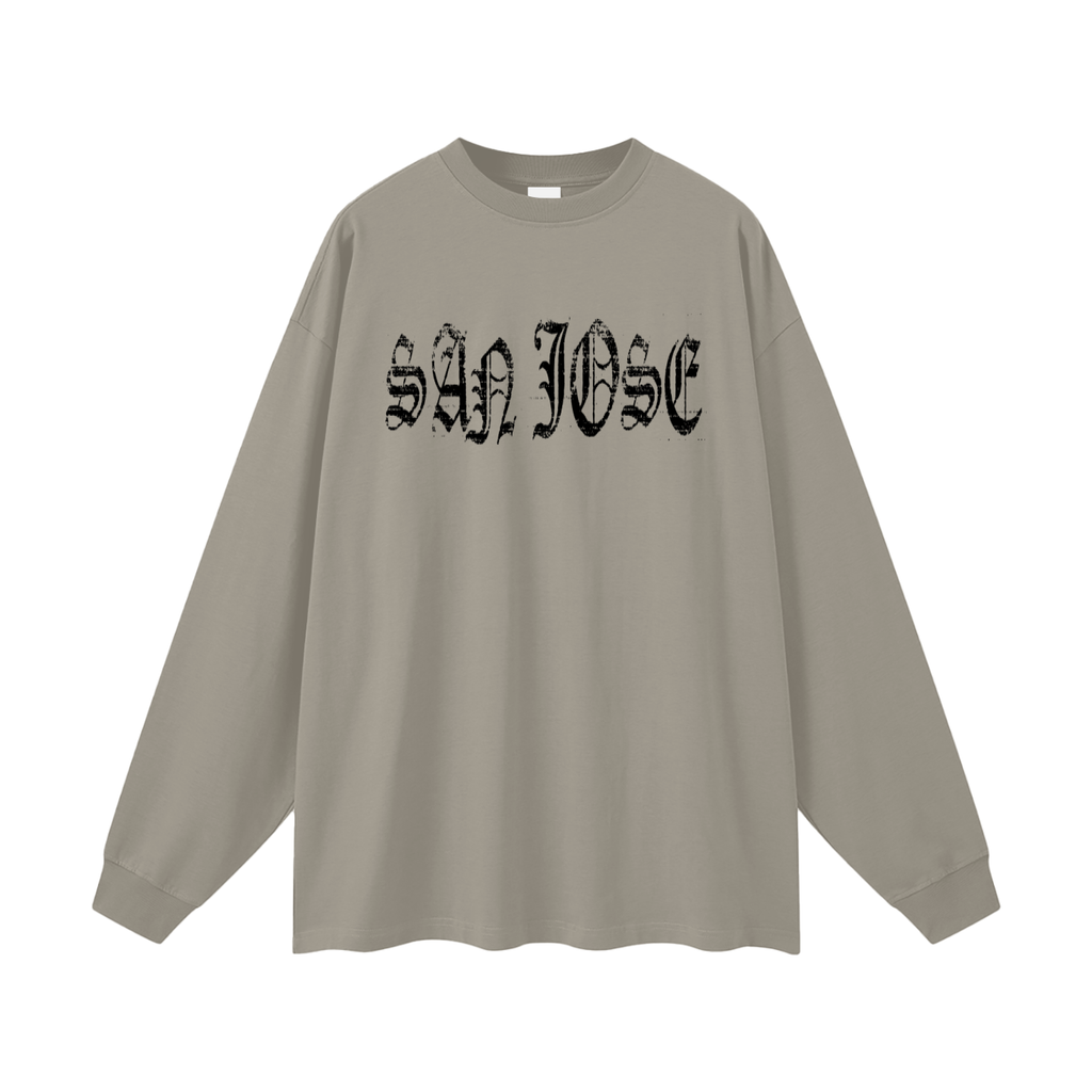SAN JOSE "SHARK CITY" Oversized Unisex Long Sleeve T-Shirt