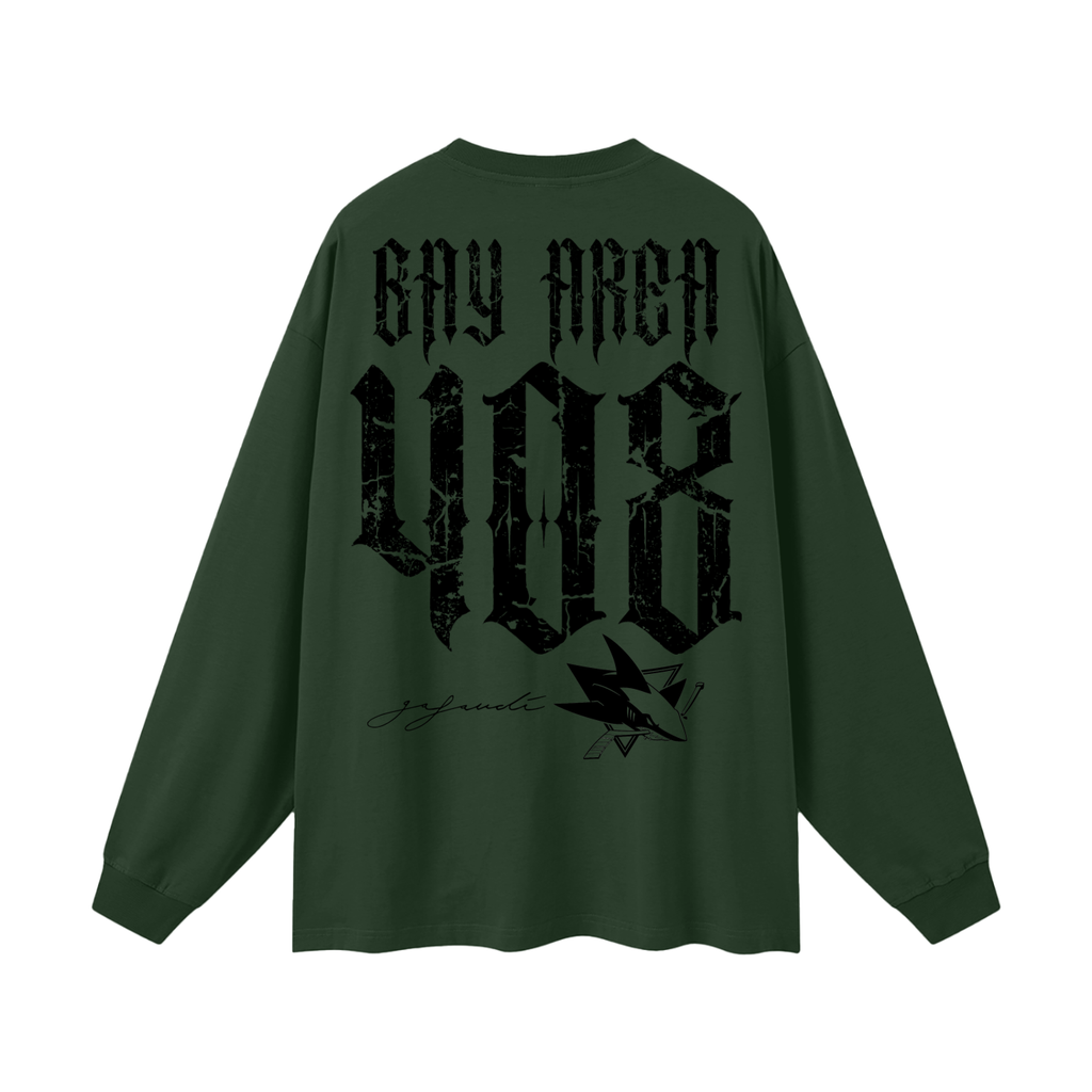 SAN JOSE "Bay Area 408" Oversized Unisex Long Sleeve T-Shirt