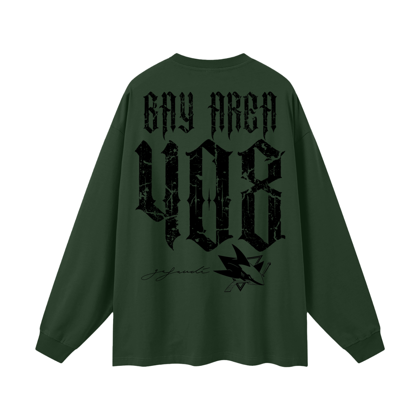 SAN JOSE "Bay Area 408" Oversized Unisex Long Sleeve T-Shirt