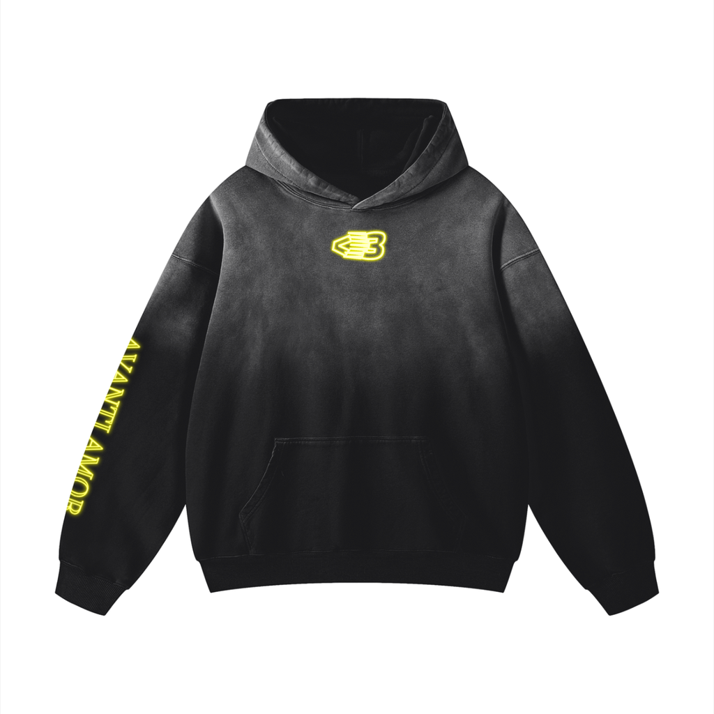 AVANTI AMOR Heavyweight Sunfade Oversized Hoodie
