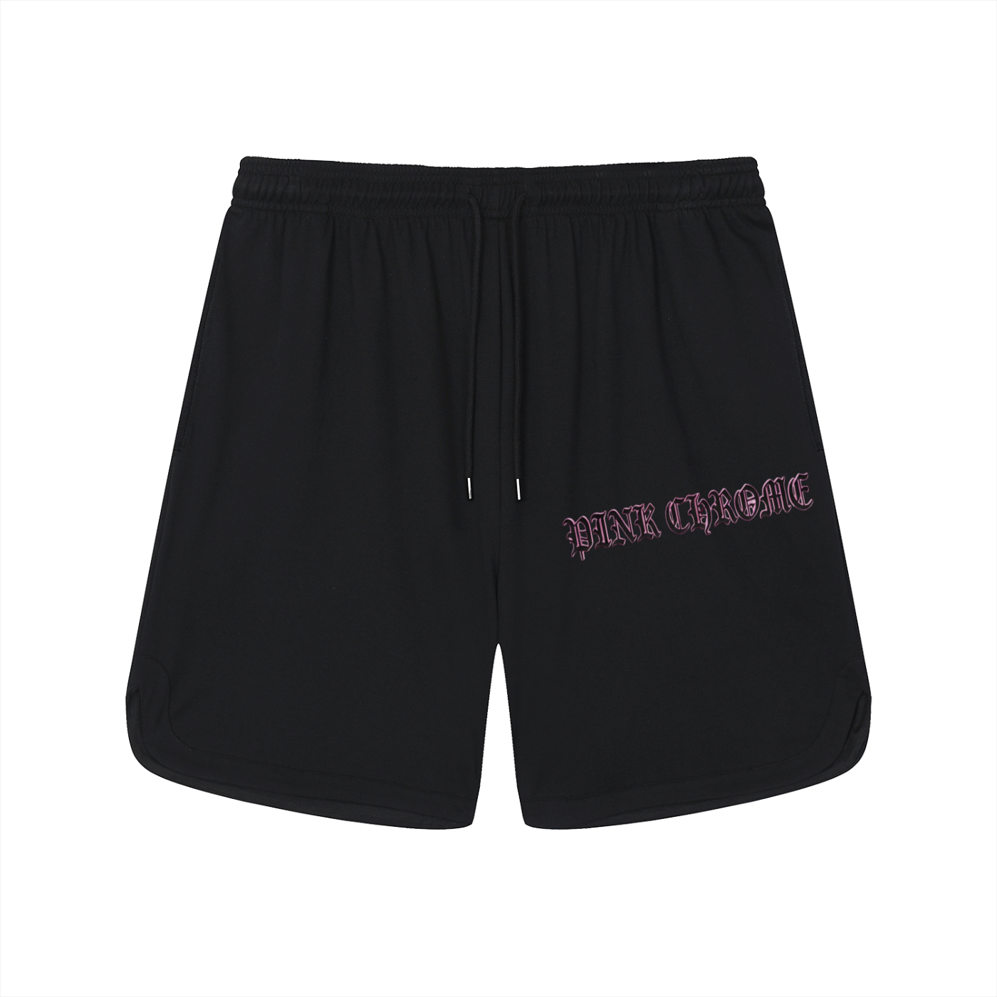 PINK CHROME Mesh-Lined Quick-Dry Performance Shorts