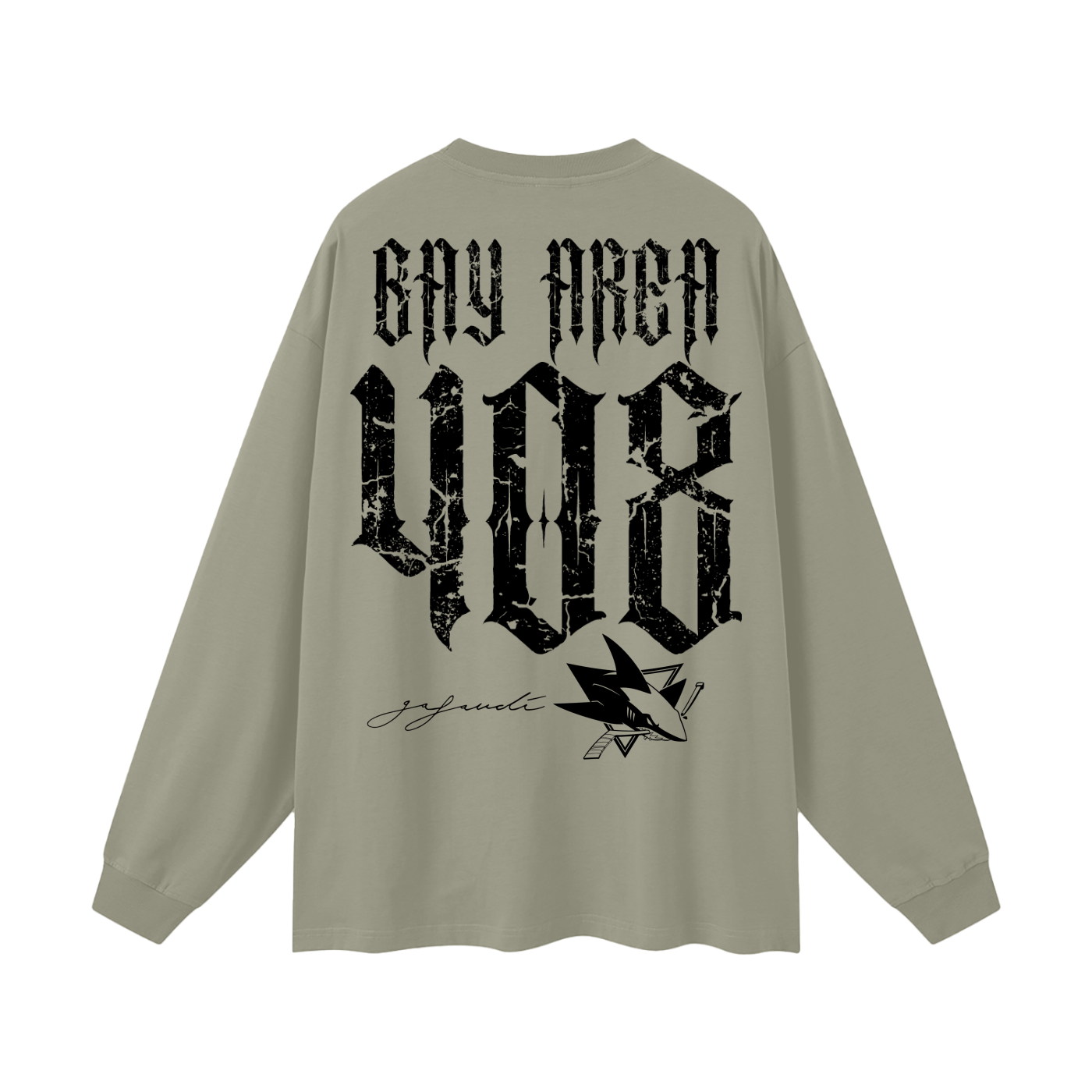 SAN JOSE "Bay Area 408" Oversized Unisex Long Sleeve T-Shirt