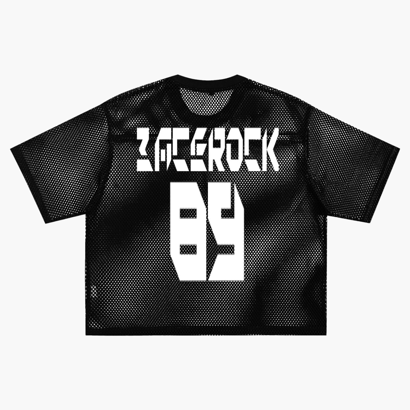 GAFAUDI "BACE ROCK 89" See-through Boxy Net T-Shirt