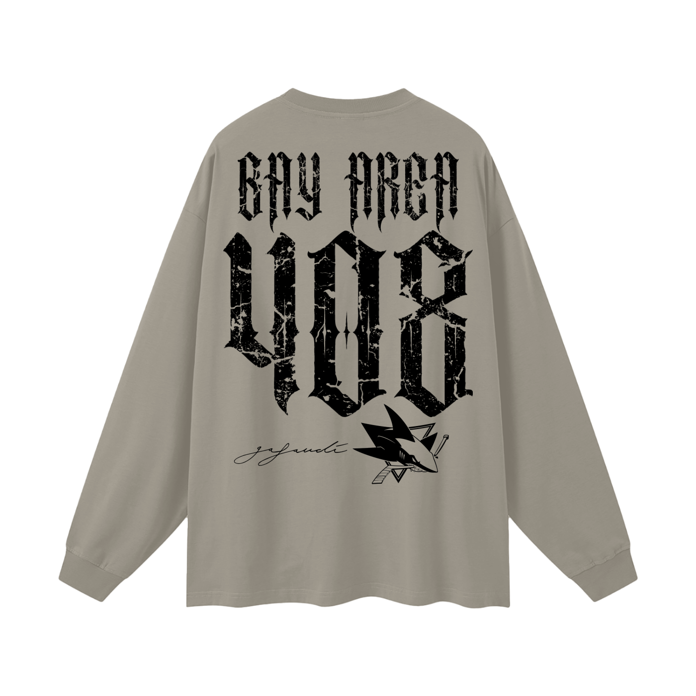 SAN JOSE "Bay Area 408" Oversized Unisex Long Sleeve T-Shirt