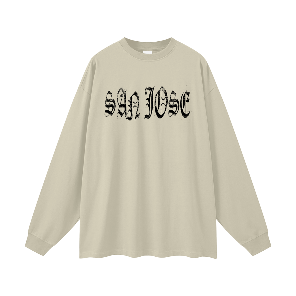 SAN JOSE "SHARK CITY" Oversized Unisex Long Sleeve T-Shirt