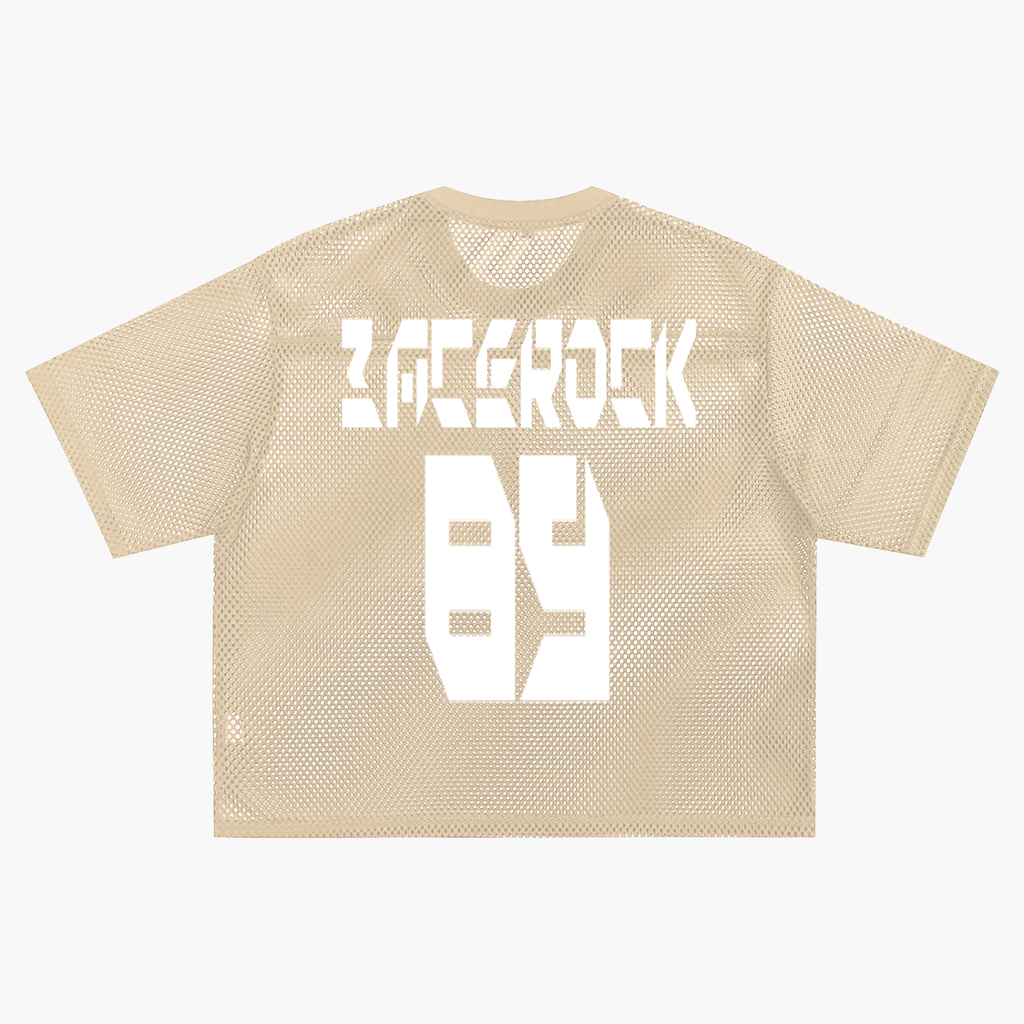 GAFAUDI "BACE ROCK 89" See-through Boxy Net T-Shirt