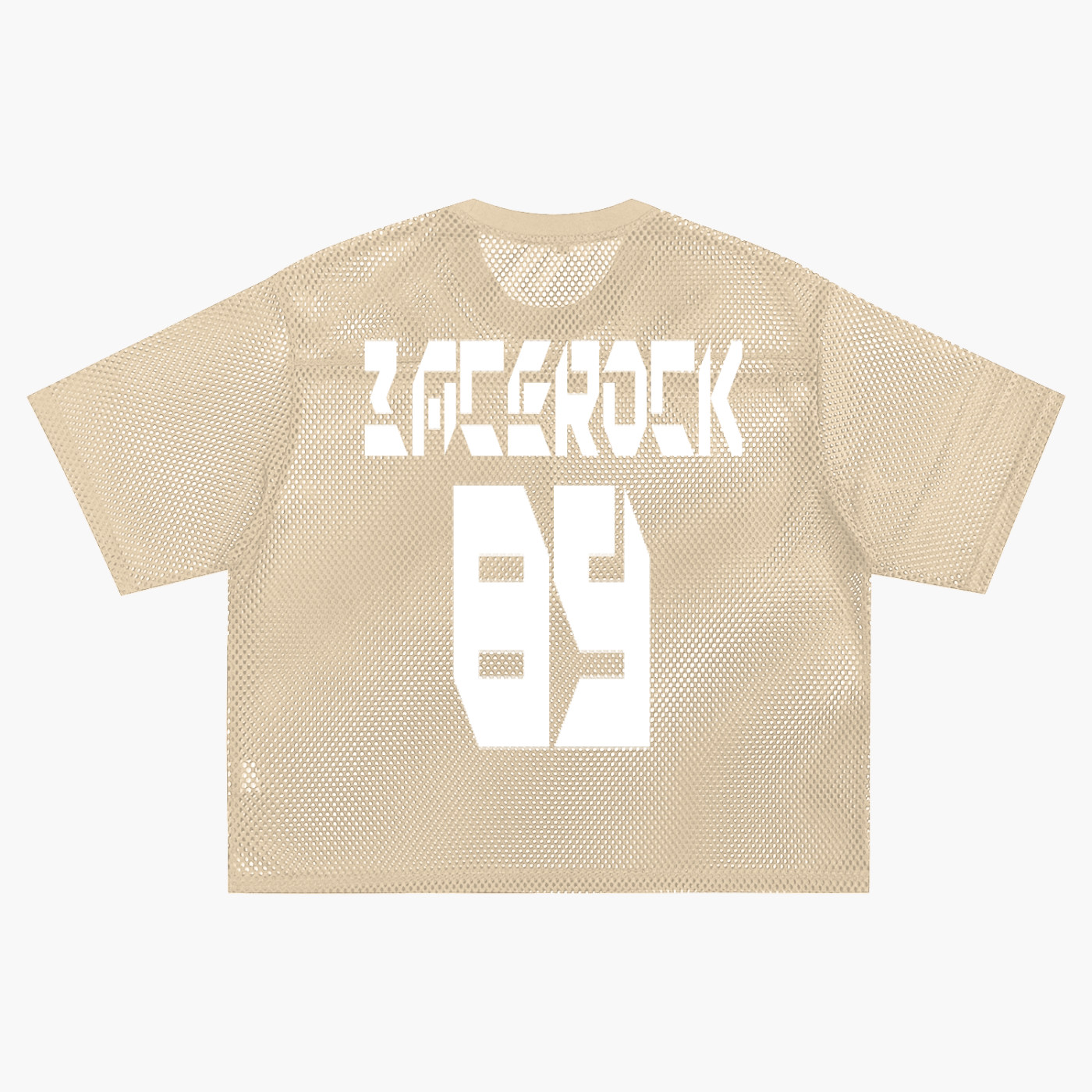 GAFAUDI "BACE ROCK 89" See-through Boxy Net T-Shirt