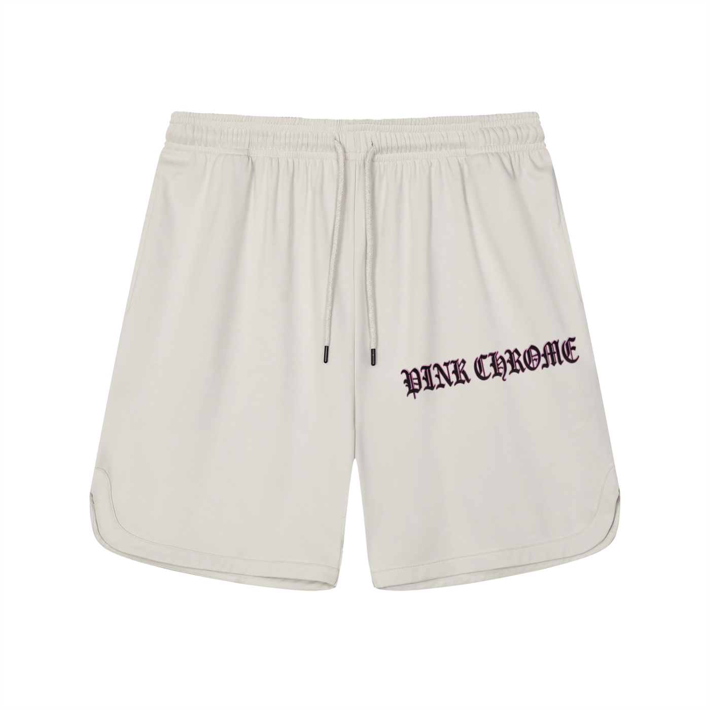 PINK CHROME Mesh-Lined Quick-Dry Performance Shorts