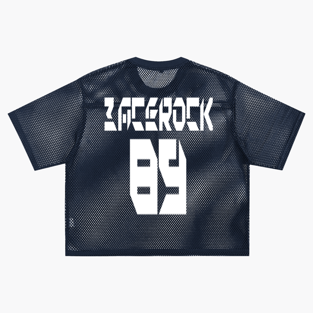 GAFAUDI "BACE ROCK 89" See-through Boxy Net T-Shirt