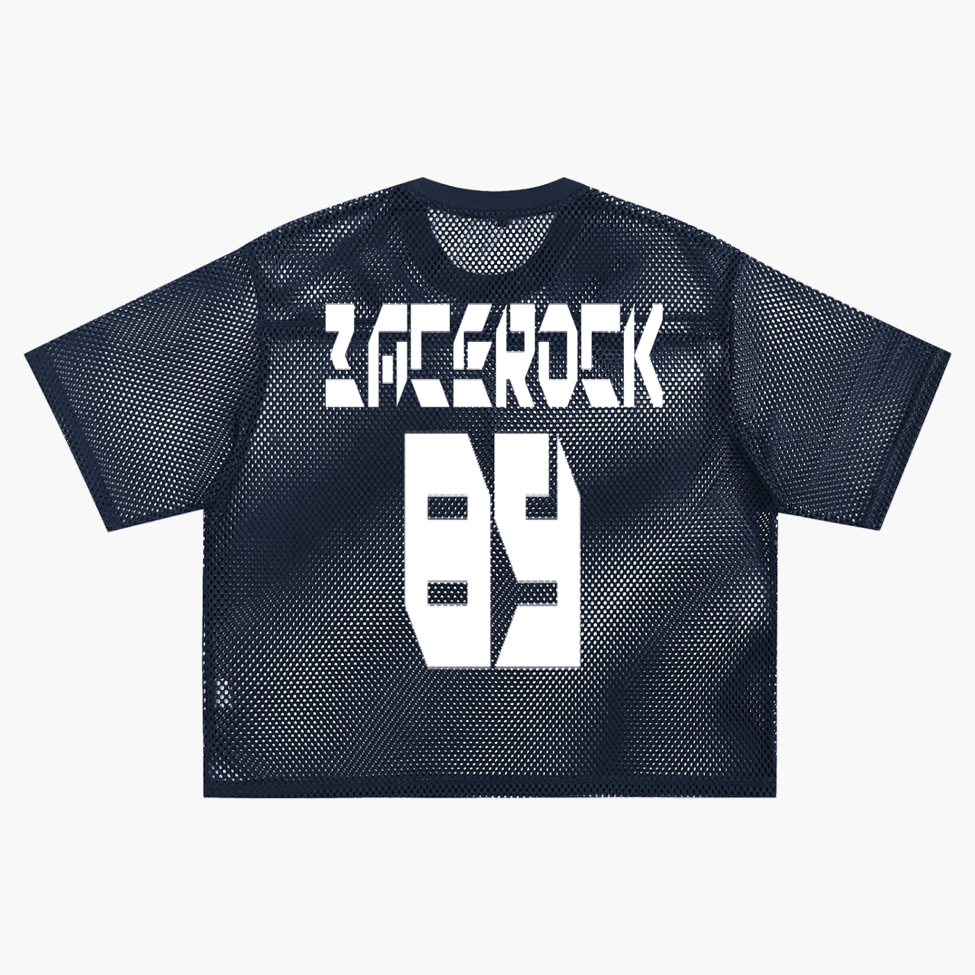 GAFAUDI "BACE ROCK 89" See-through Boxy Net T-Shirt
