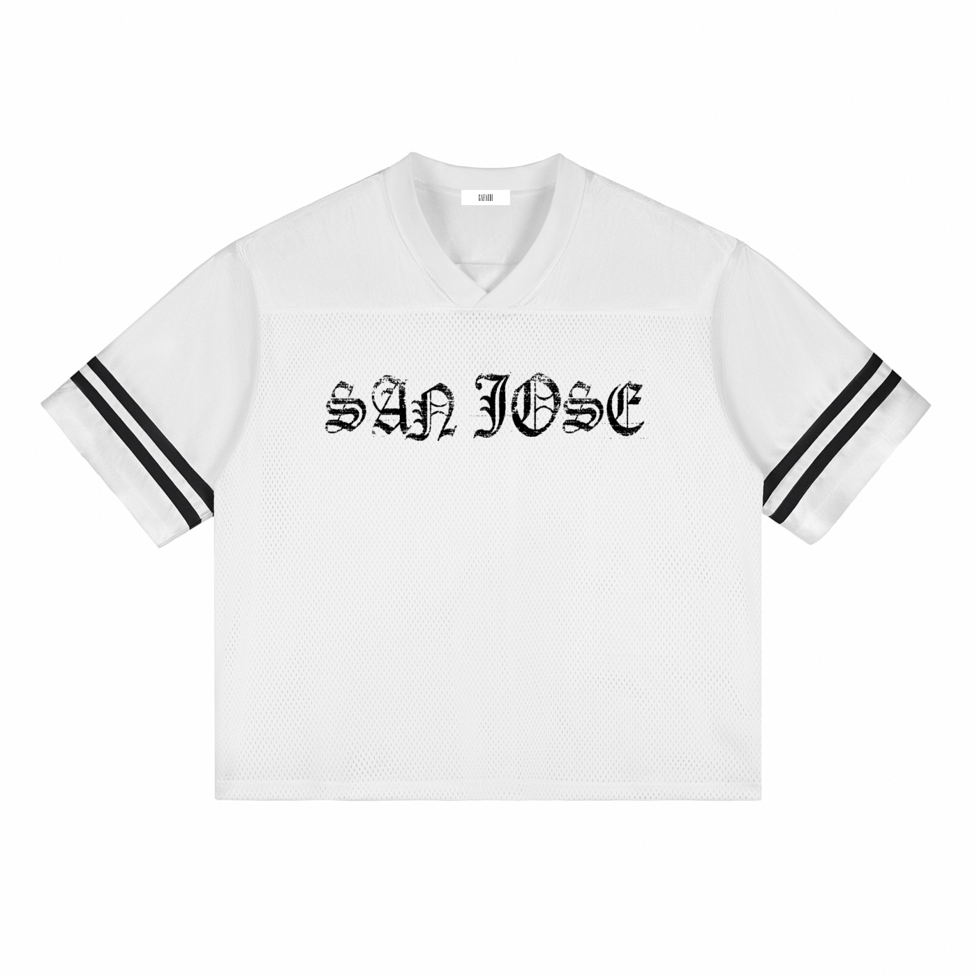 SAN JOSE "Bay Area 408" Taped Mesh T-Shirt