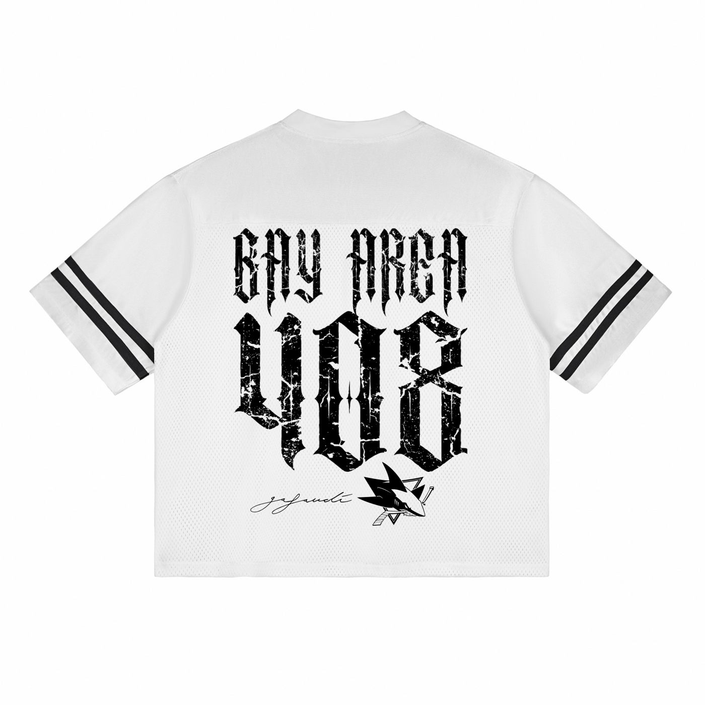 SAN JOSE "Bay Area 408" Taped Mesh T-Shirt