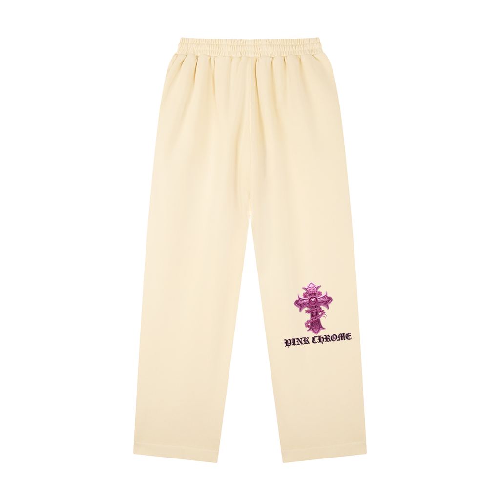 PINK CHROME Vintage Washed Drawstring Sweatpants