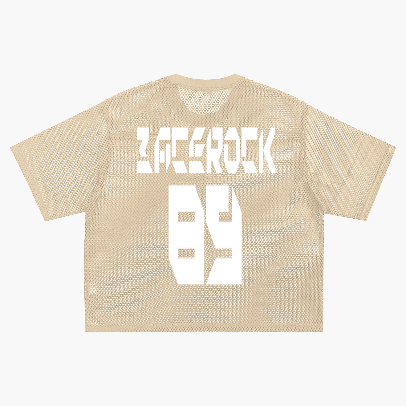 GAFAUDI "BACE ROCK 89" See-through Boxy Net T-Shirt