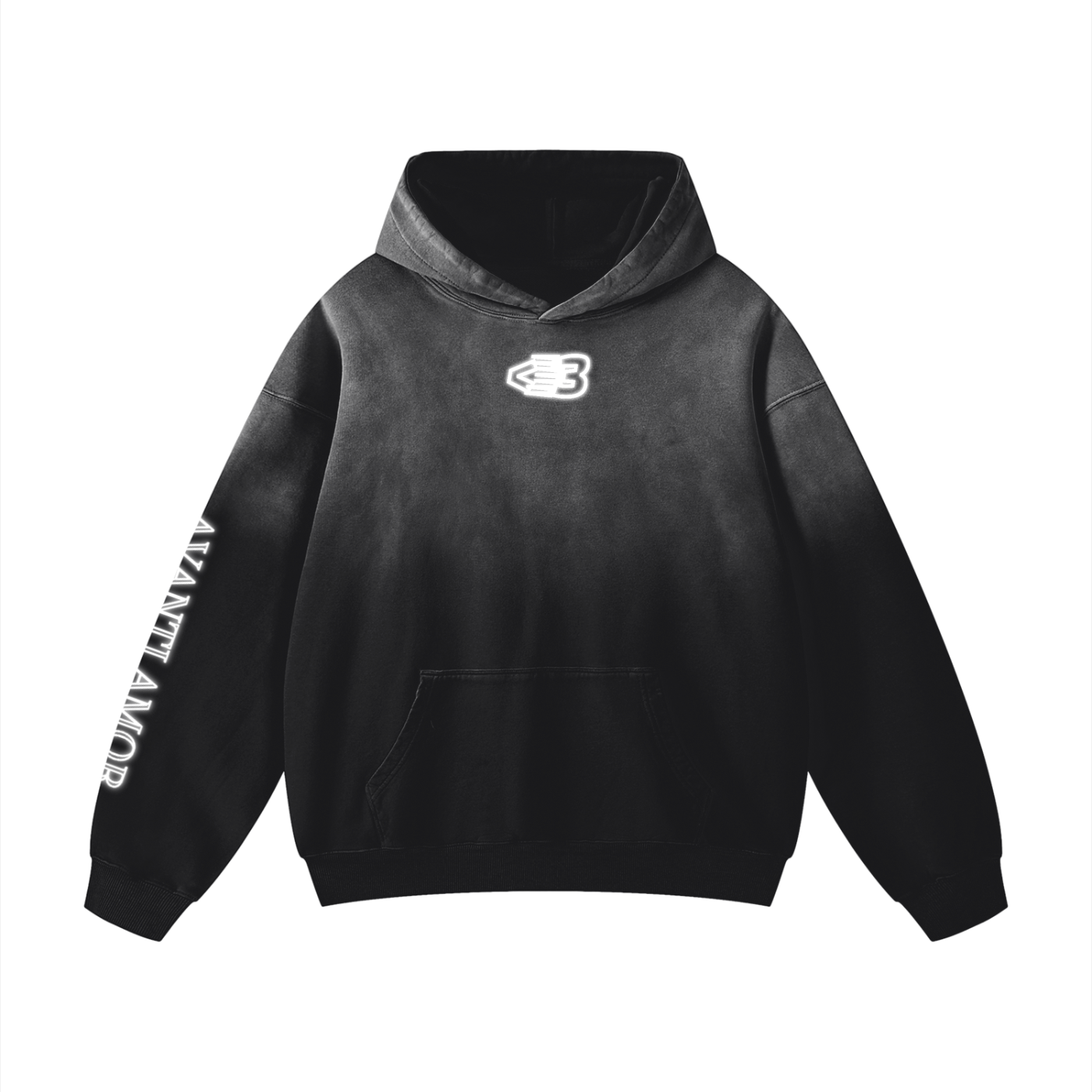 AVANTI AMOR Heavyweight Sunfade Oversized Hoodie