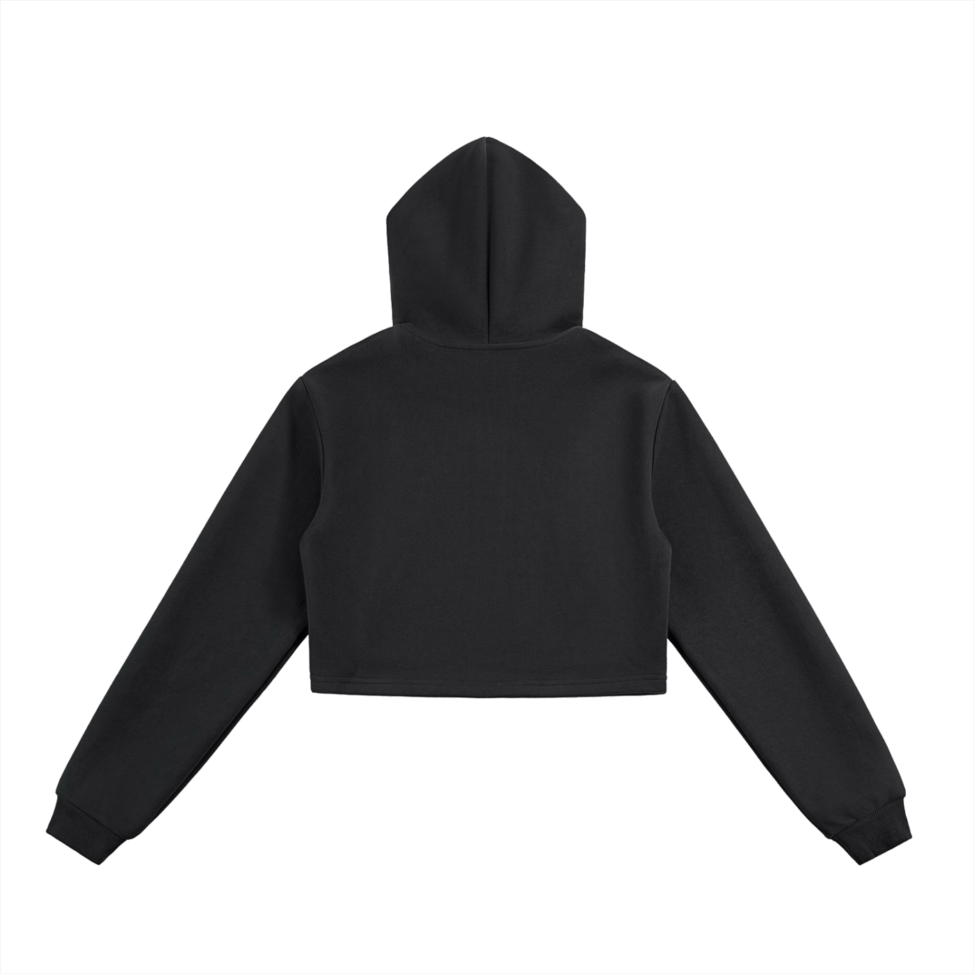 GAFAUDI Essential Cropped Zip-Up Hoodie