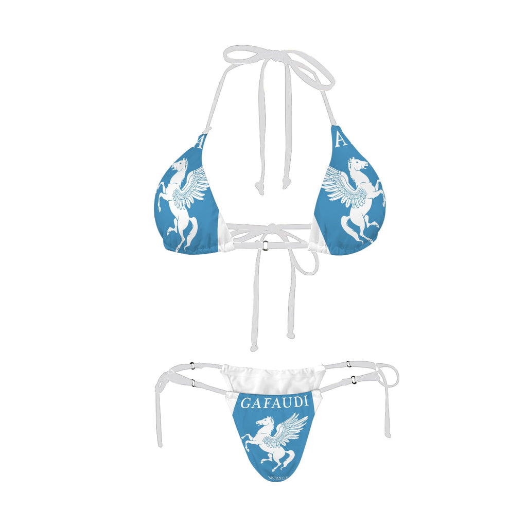 GAFAUDI Women's Halter String Bikini Set