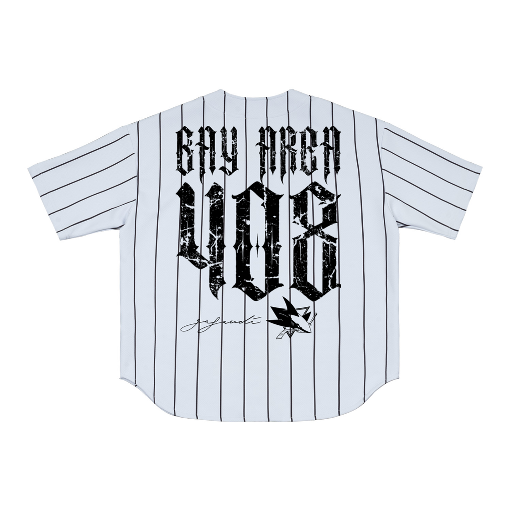 SAN JOSE "Bay Area 408" Pinstripe Baseball Jersey