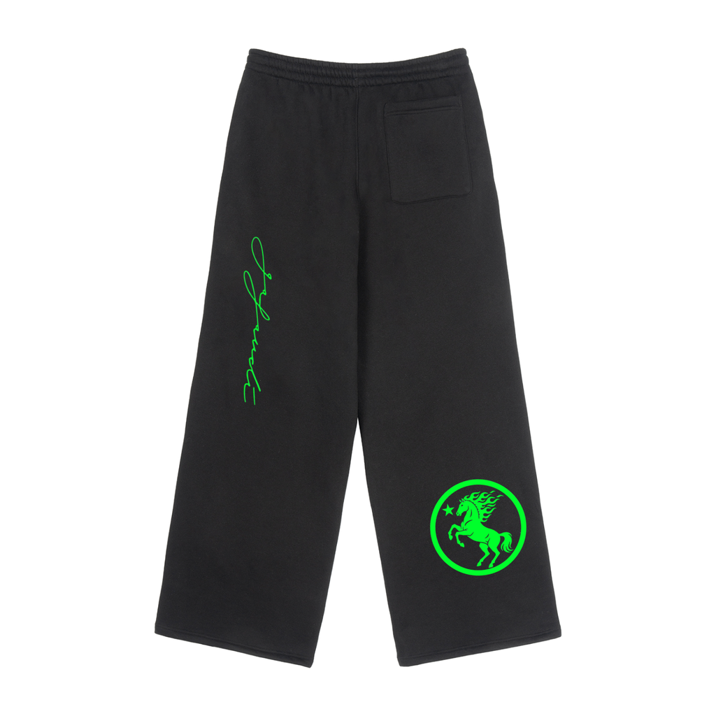 GAFAUDI Fleece Drawstring Straight-Leg Sweatpants