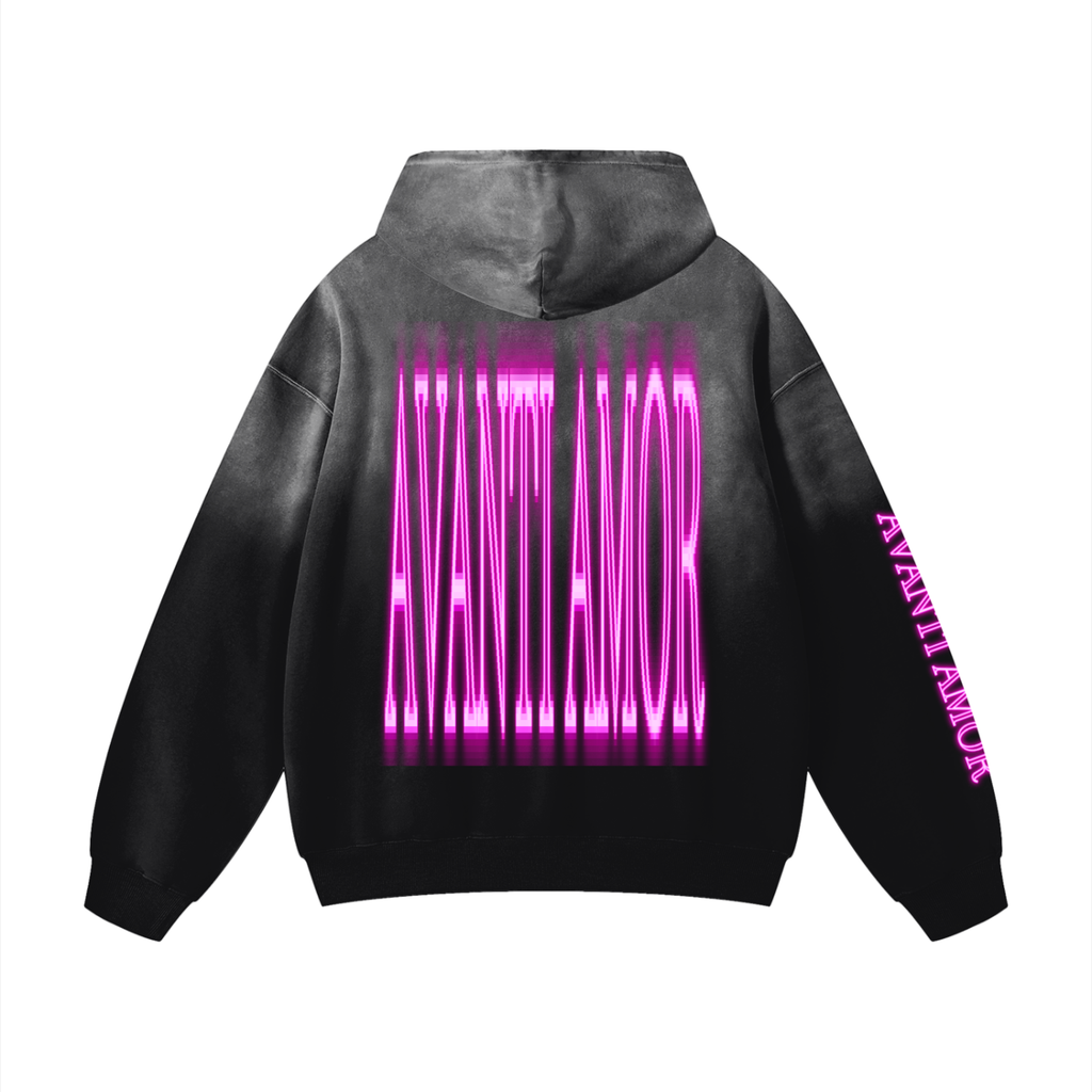 AVANTI AMOR Heavyweight Sunfade Oversized Hoodie