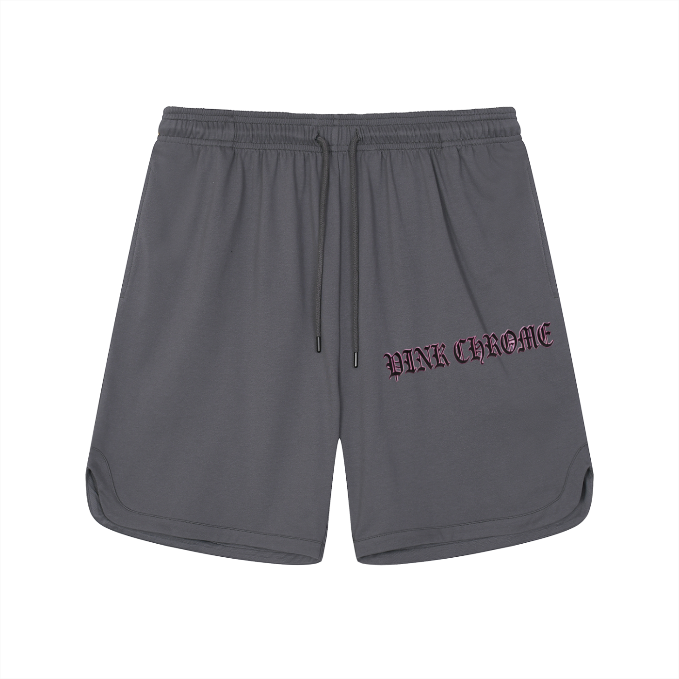 PINK CHROME Mesh-Lined Quick-Dry Performance Shorts
