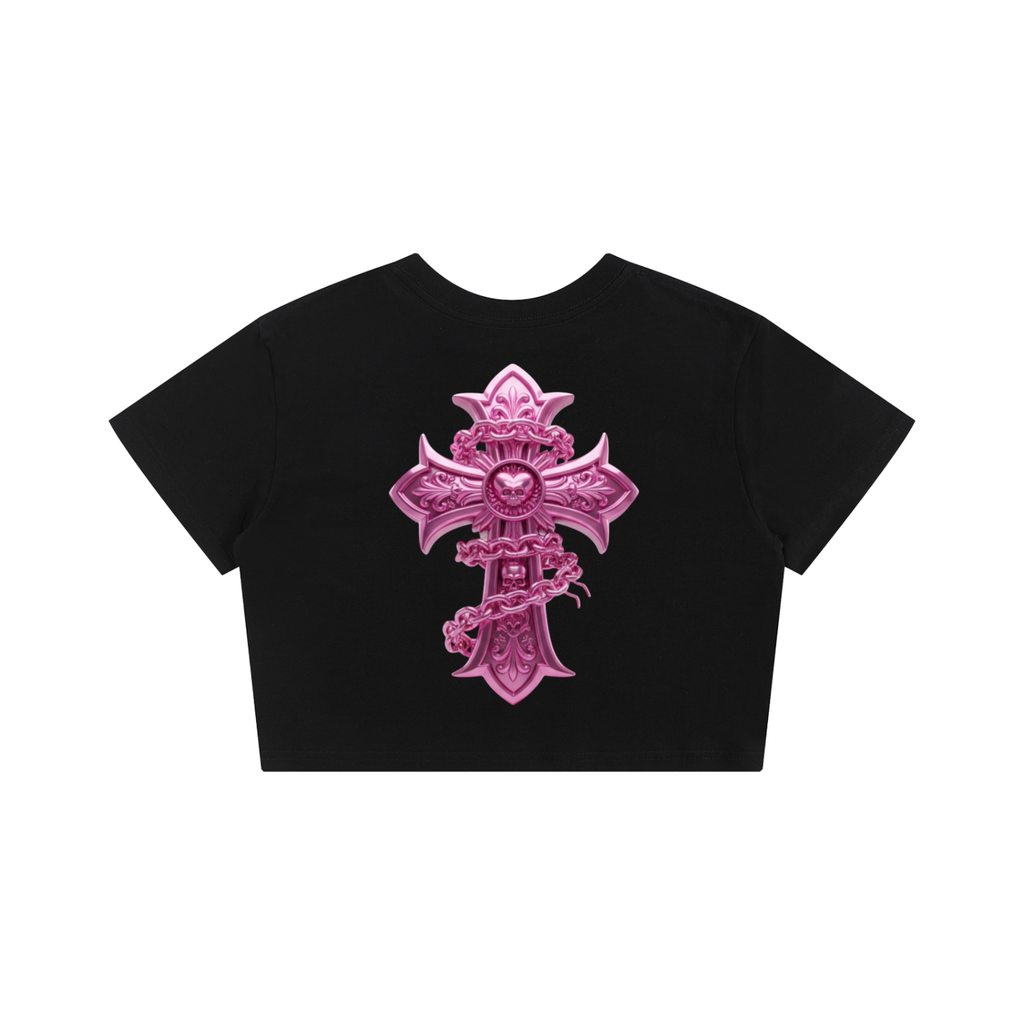 PINK CHROME Baby Tee Seamless T-Shirt - 200 GSM