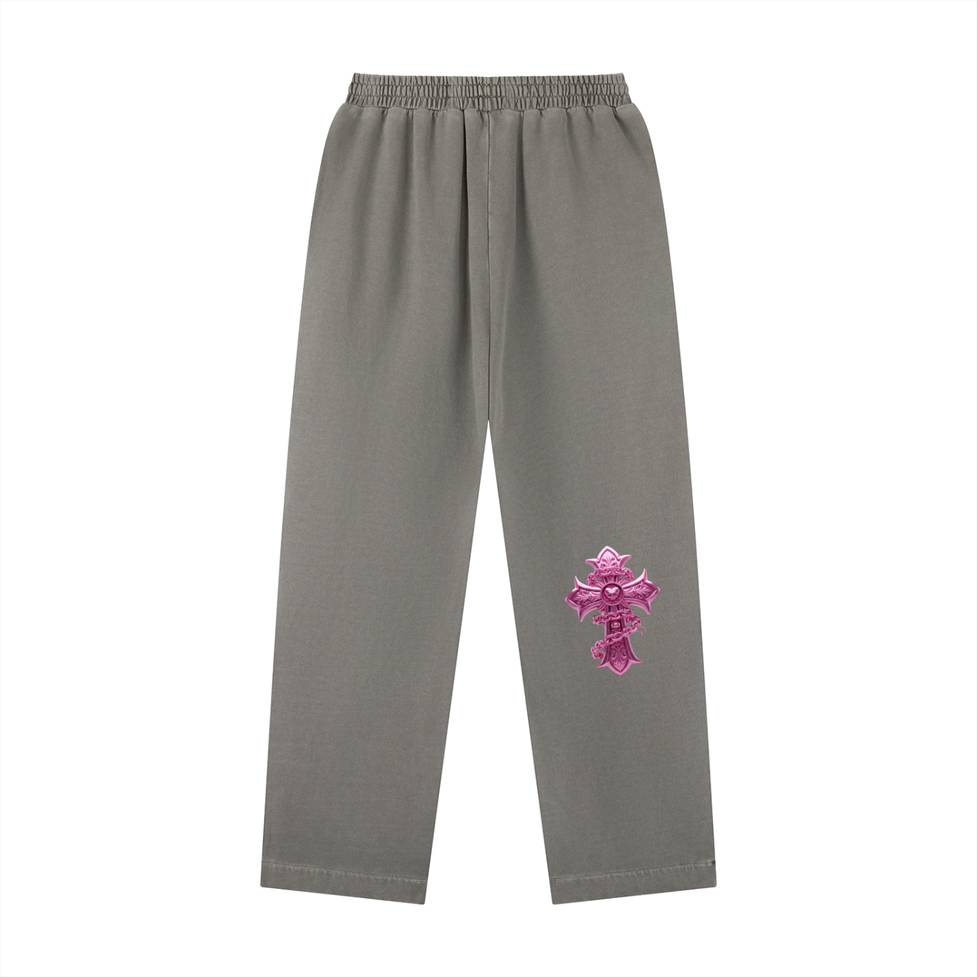 PINK CHROME Vintage Washed Drawstring Sweatpants