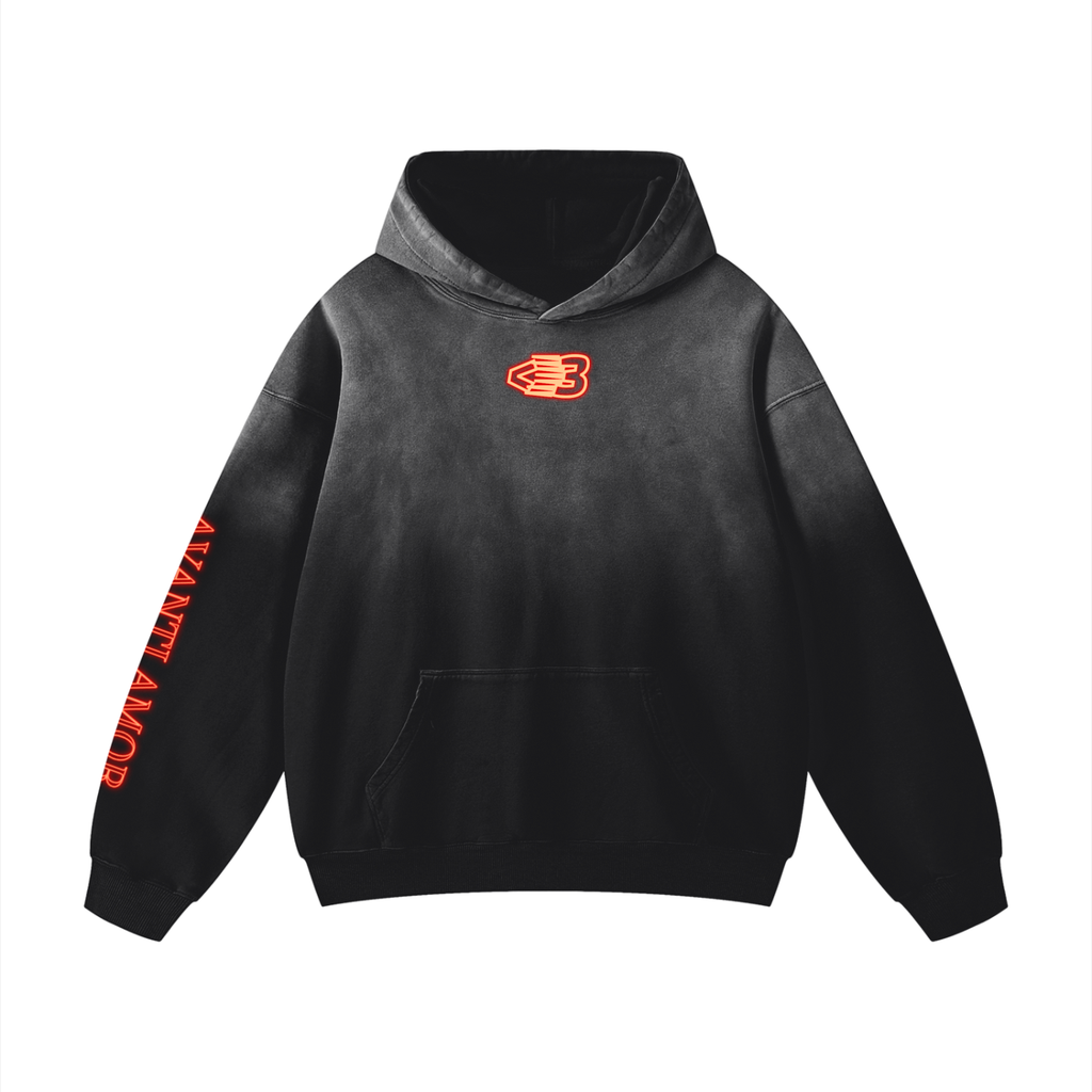 AVANTI AMOR Heavyweight Sunfade Oversized Hoodie