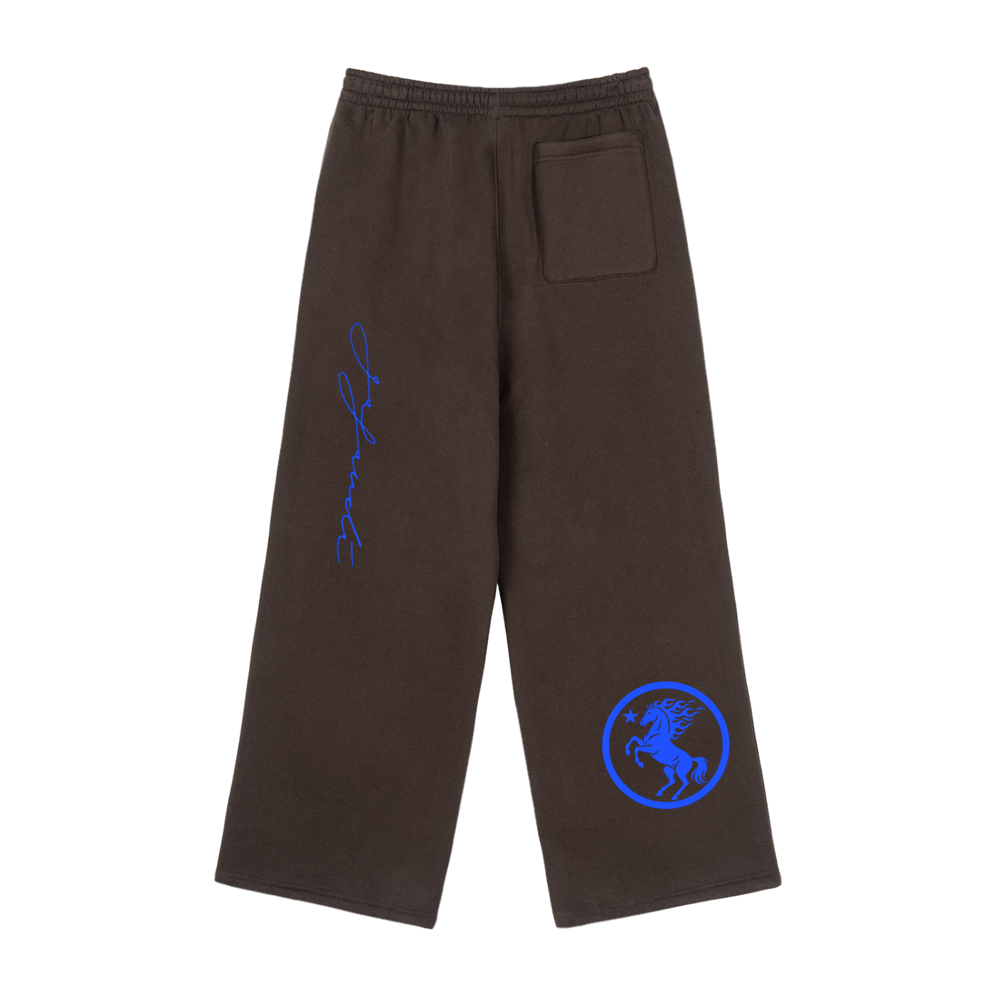 GAFAUDI Fleece Drawstring Straight-Leg Sweatpants